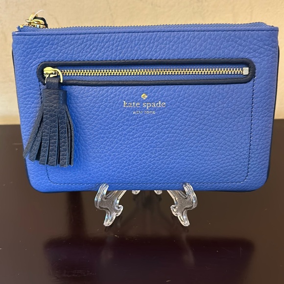 kate spade Handbags - Kate spade blue wristlet NWOTGS